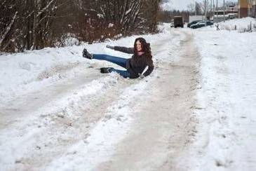 We Welcome Winter, Not Slip and Falls